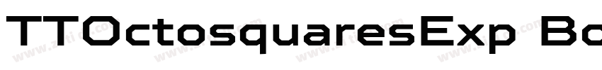 TTOctosquaresExp Bol字体转换